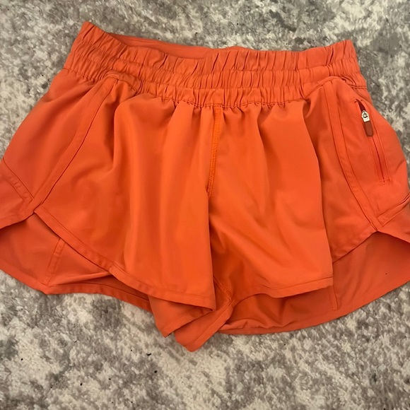 lululemon athletica Pants - 4” orange lululemon shorts